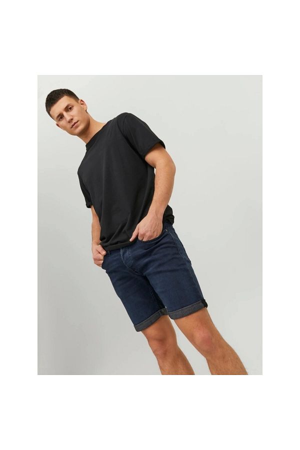 Jack and jones indigo knit shorts outlet