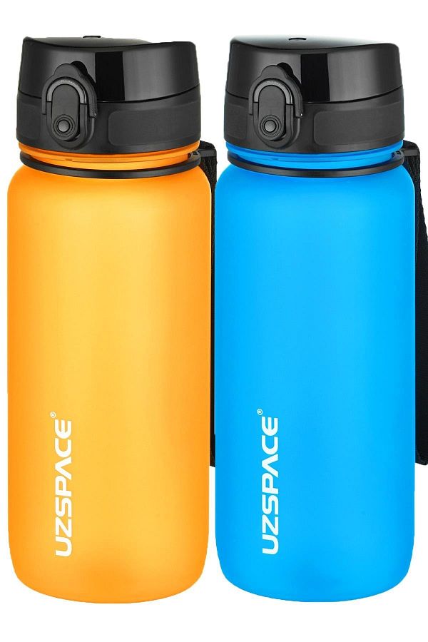 Uzspace-650 Ml 2-Piece Tritan Flask Set in 14 Different Color Options - Fiftyfifty 1