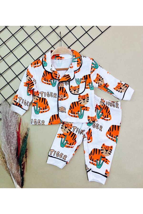 Baby tiger pajamas discount