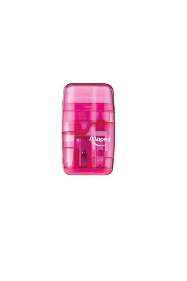 Maped-Pencil Sharpener with Chamber and Eraser with Lid 2 in 1 1