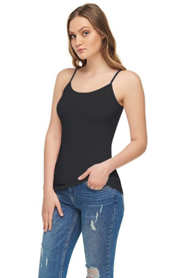 Tutku Elit-Μαύρο Modal String Strap Lycra 3 τεμαχίων Athlete Body Pack - Γυναικείο 1