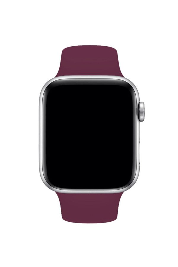 Fuchsia Apple Watch Compatible Plum Sport Band in 42 44 mm M L Sizes Trendyol