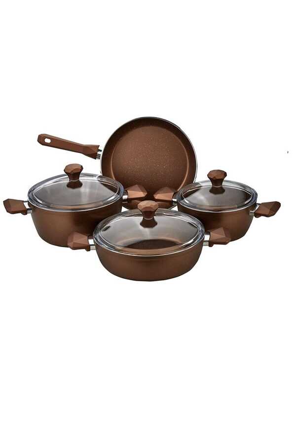 Pierre Cardin-Rosegold 7 Piece Granic Cookware Set 1