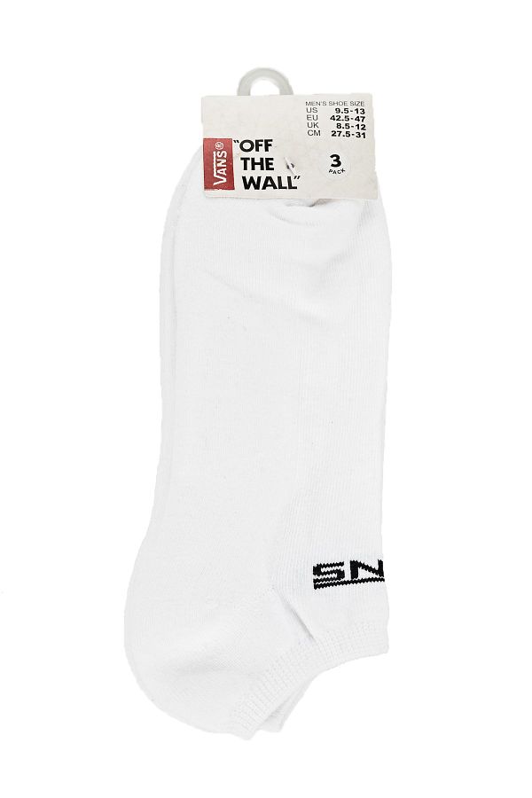Vans-Unisex Classic Kick (9.5-13, 3PK) Sports Socks VXSXWHT 1