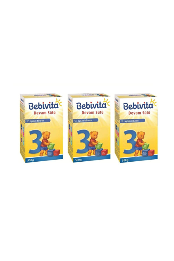 Bebivita 3 Devam Sütü 400 gr 3 Adet Bbv-tr112503