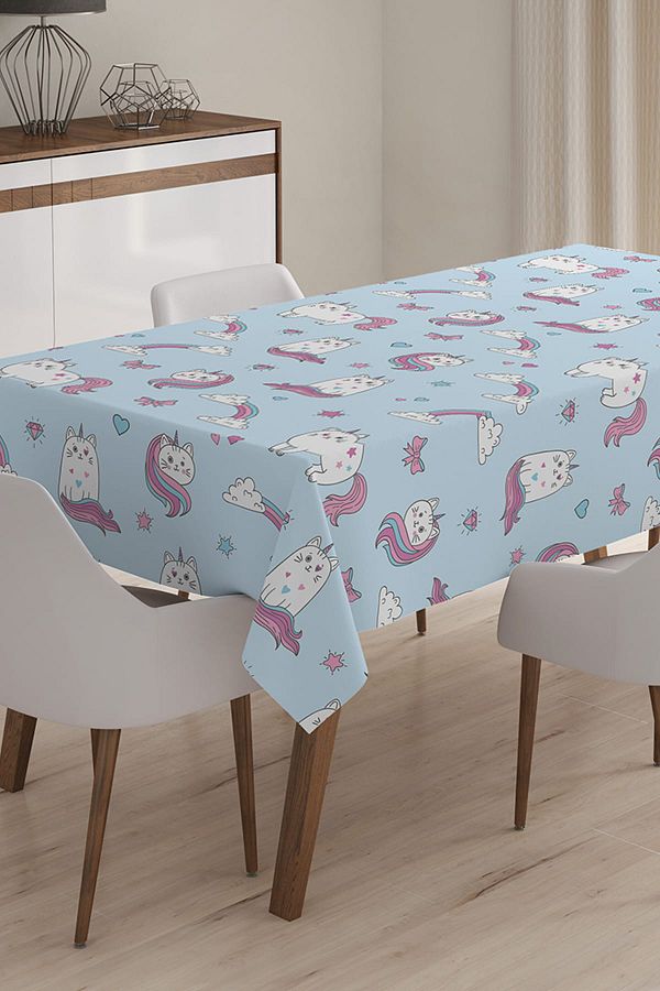 Realhomes-Custom Design 3D Digital Printed Tablecloth - 140 x 180 cm 1