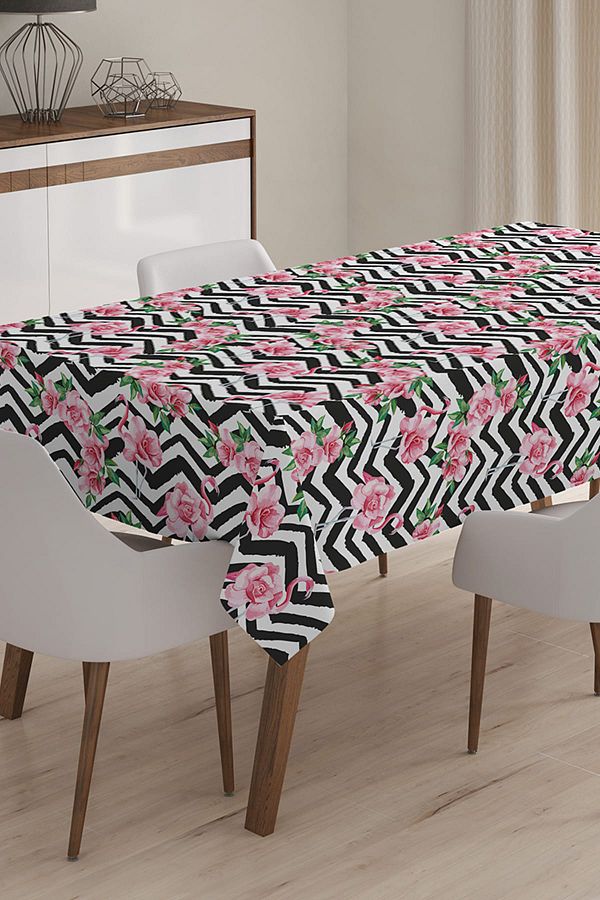 Realhomes-Custom Design 3D Digital Printed Tablecloth - 120 x 140 cm 1