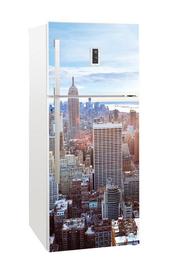 Tilki Dünyası-Refrigerator Door Covering Sticker 0077 1