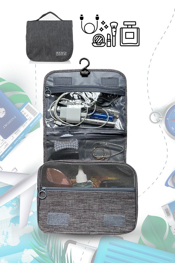 Manken İstanbul-Makeup Bag Travel Organizer Bag Personal Care Products Bag 1