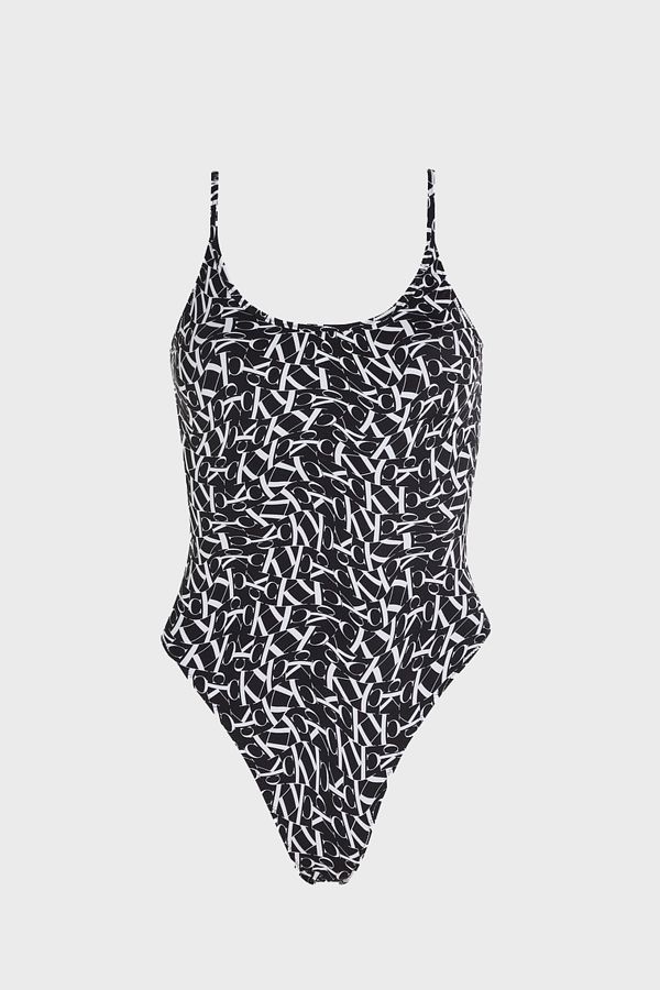 Calvin Klein Logo Swimsuit Swimsuit Kw0kw02086 0gl Trendyol