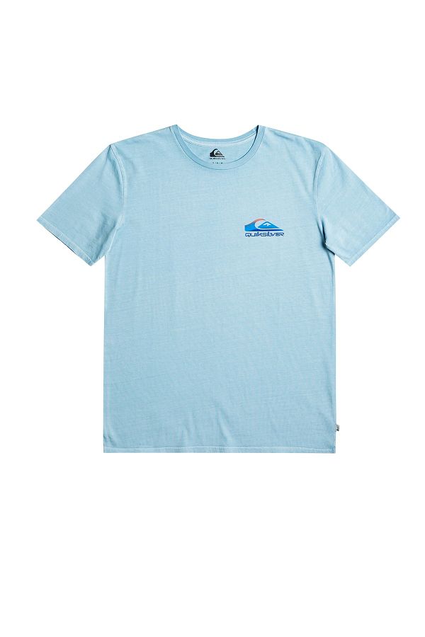 Quiksilver-Ανδρικό μπλουζάκι με λαιμόκοψη γαλάζιο Eqyzt07252 Pastımeparadise M Tees 1