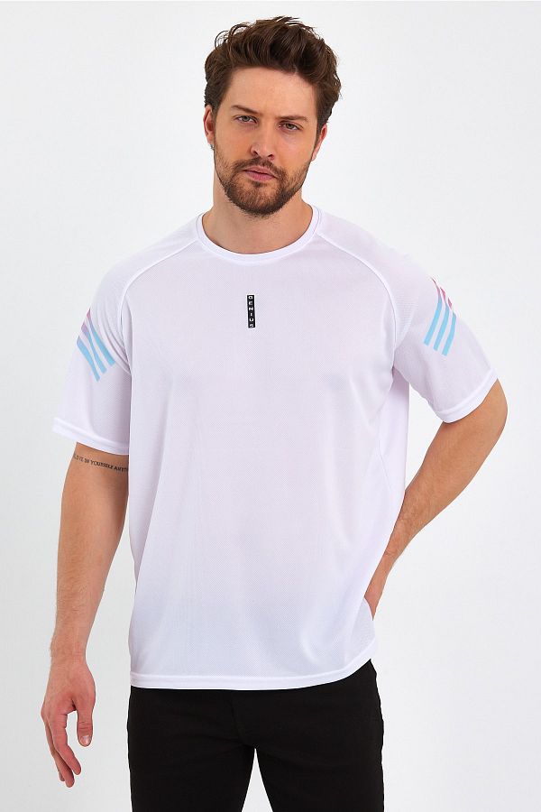 GENIUS STORE-Store Herren-Sport-T-Shirt, bedrucktes Fitness- und Training-Fit-T-Shirt 1