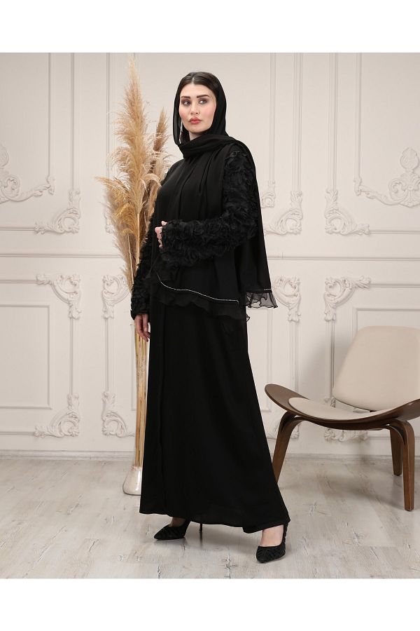 GULSEMAL Stylish Luxury Abaya Clothing in Original Dubai Silk Fabric Trendyol