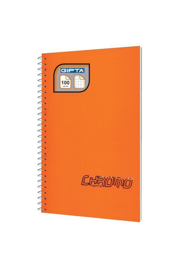 Gıpta-Chromo A4 100 Sheets Spiral Checked Notebook 1