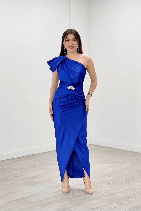 Saks blue dress hot sale