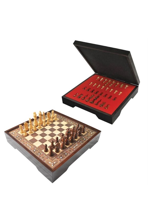 Star-Vip Chess Set Walnut Large Size 1