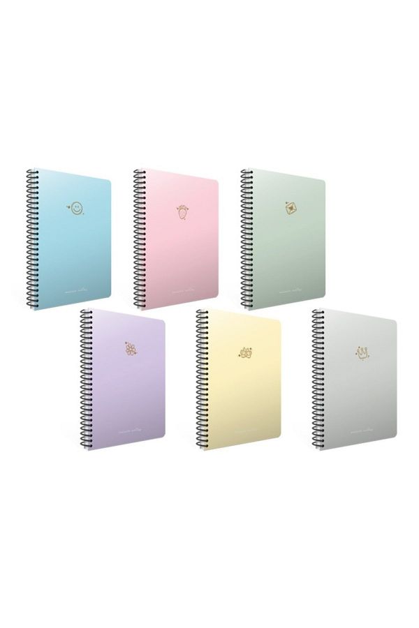 Gıpta-Micro Notes Spiral Hard Cover 17x24 100 Sheets Unlined Notebook 1