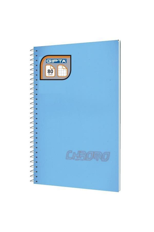 Gıpta-Chromo A4 80 Sheets Spiral Checked Notebook 1