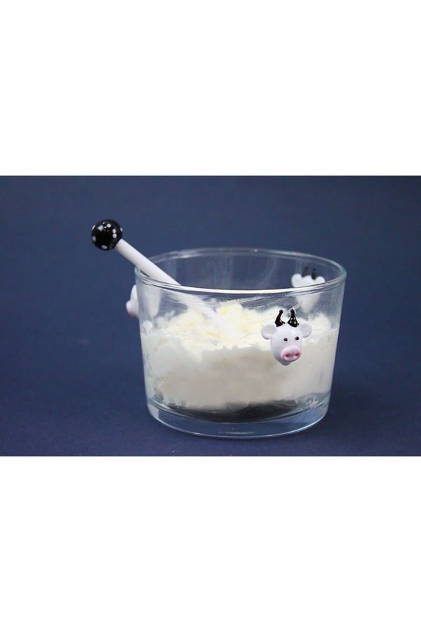 ADAMODART-Slider Bowl with Cow Figure 1