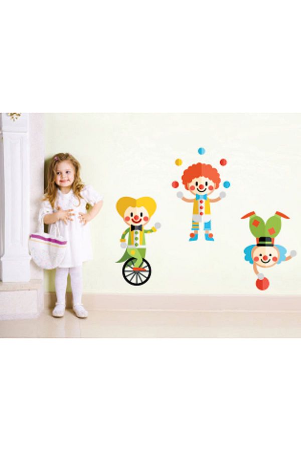 Tilki Dünyası-Clowns Wall Sticker 3002 1