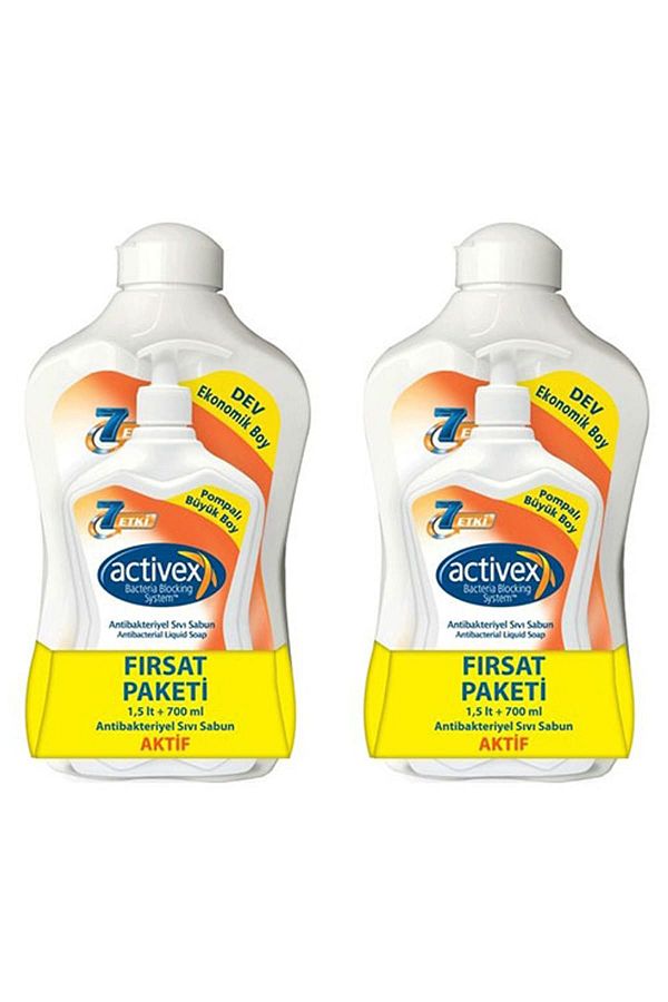 Activex-Antibacterial Soap Active Protection 1500 ml + 700 ml x 2 A 1