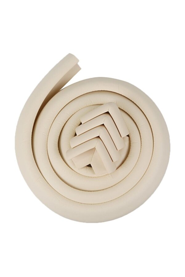 AGUBUGU BABY Slim (ince) Kauçuk Kenar + Köşe Koruyucu Set Krem