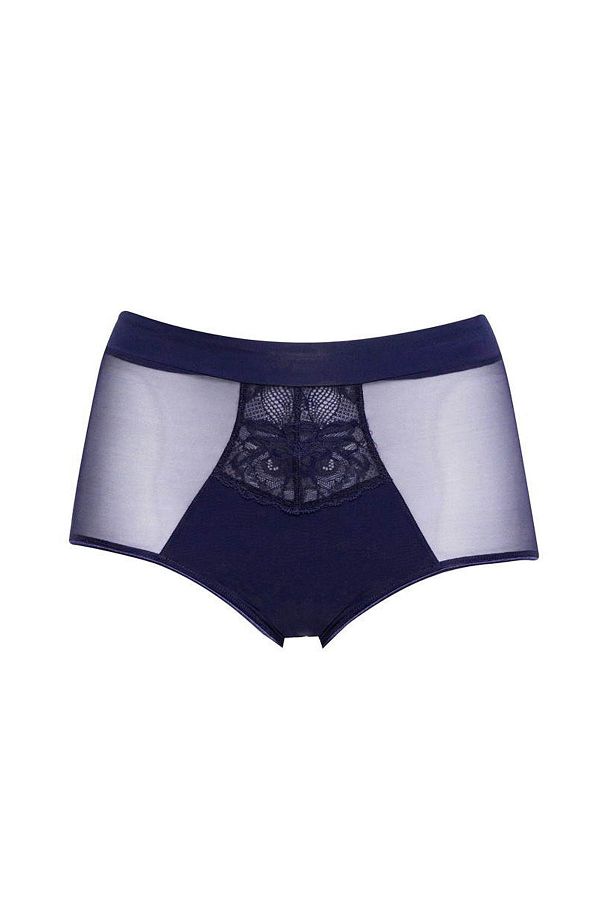 Marc & Andre-Women's Navy blue High waist panties S8-0596 1
