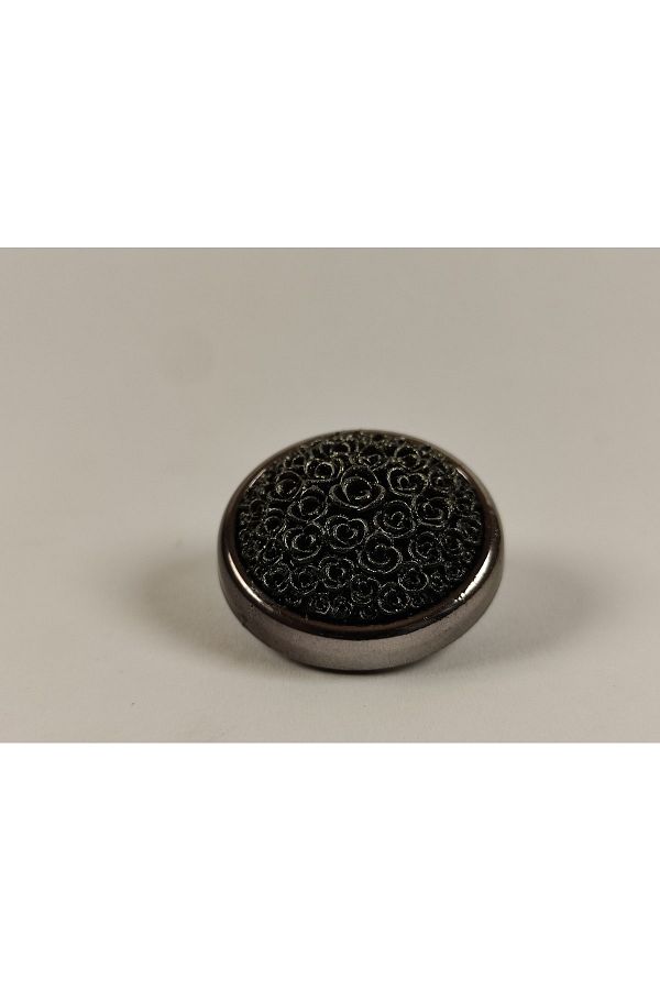 Kariyer Astar-10 Pieces of Buttons with 3 Cm Legs and Black Top Pattern 1