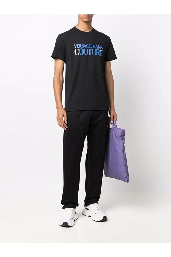 Gianni Versace Jeans Couture Logo Printed T shirt Trendyol