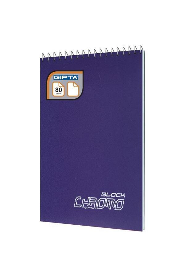 Gıpta-Chromo Block A4 80 Sheets Spiraled Unlined Notebook 1