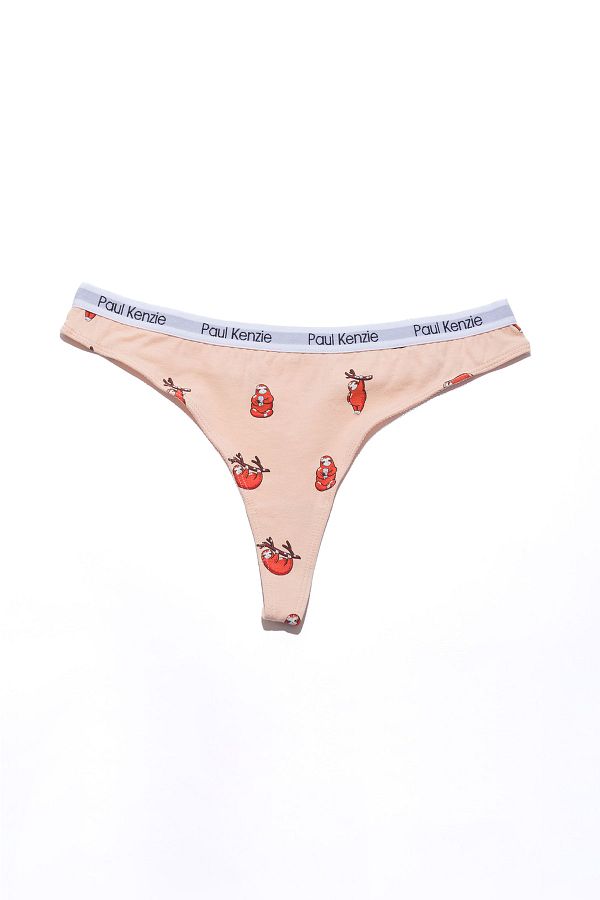 Paul Kenzie-Patterned Women's String Panties - Couple Collection Lazy 1