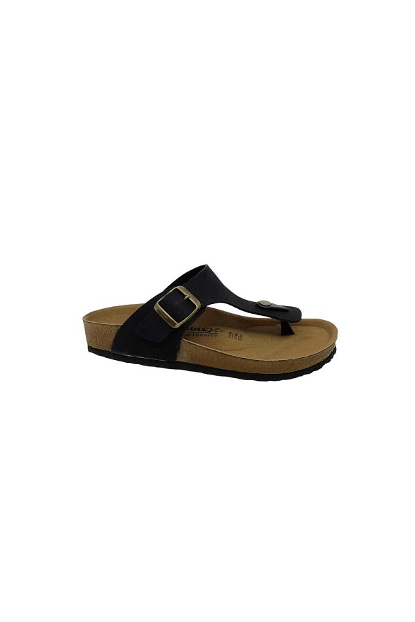 Zerhan-1251 Unisex Μαύρες Σαγιονάρες Παντόφλες Καθημερινής Χρήσης 1