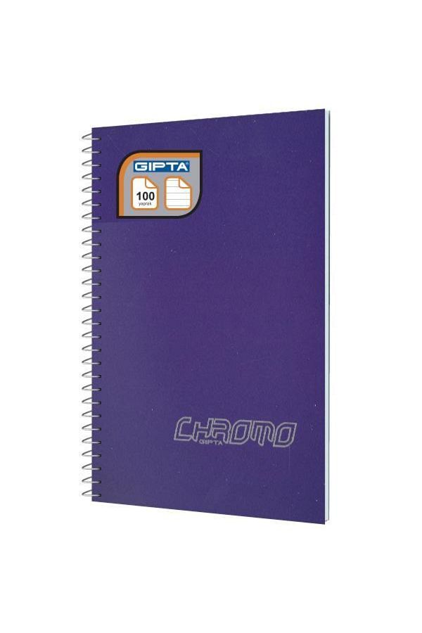 Gıpta-Chromo A4 100 Sheets Spiraled Lined Notebook 1