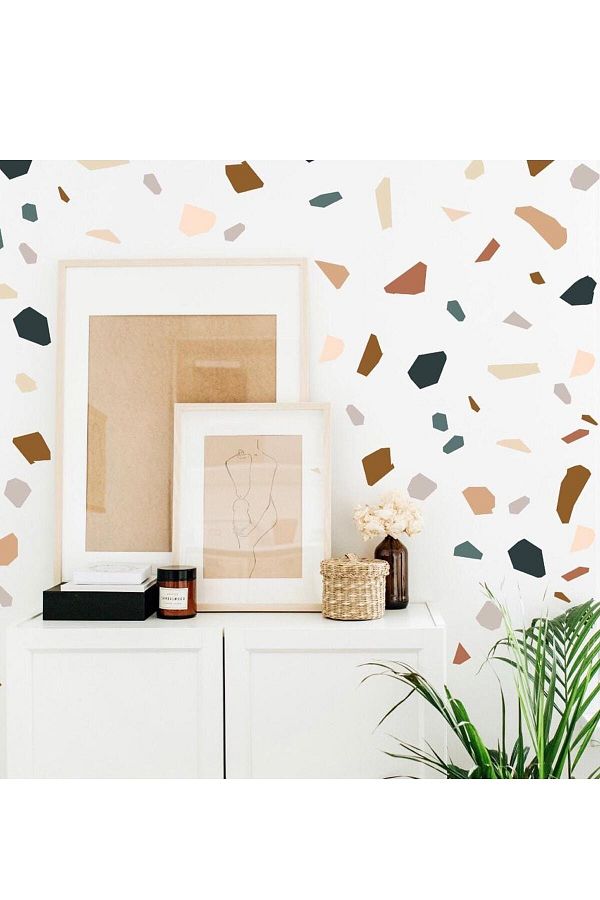 Sim Tasarım-Stone Pattern Wall Sticker Set 1