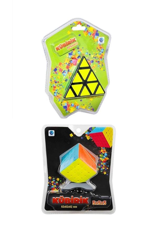 Sunman-Toy Sunman 5x5x5 Intelligence Cube And Triangle Pyramid Intelligence Cube Activity Game Educational Set 1