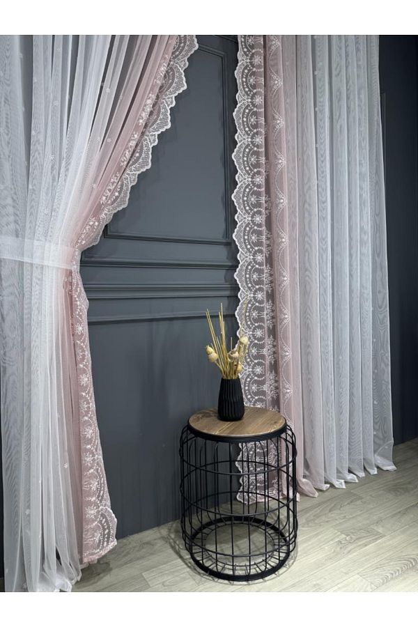 Brillant-Background Curtain Processing Gradient Tulle Background 4 Color Options 1