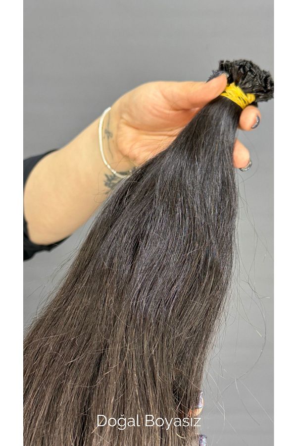 HalitCan HairKing Natural Real Hair 70 Cm Natural Micro Extensions