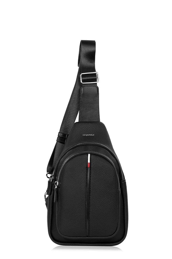 CENGİZ PAKEL-Std Men's Black Red Men's Bag 7208 1