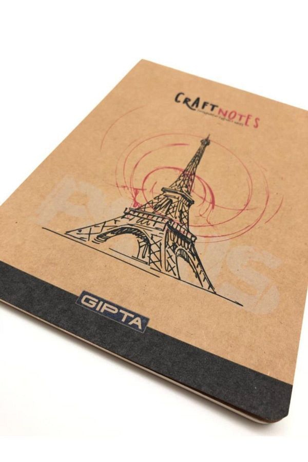 Gıpta-دفتر ملاحظات كرافت إيفل 60 ورقة مقاس A5 مخطط 1837 1