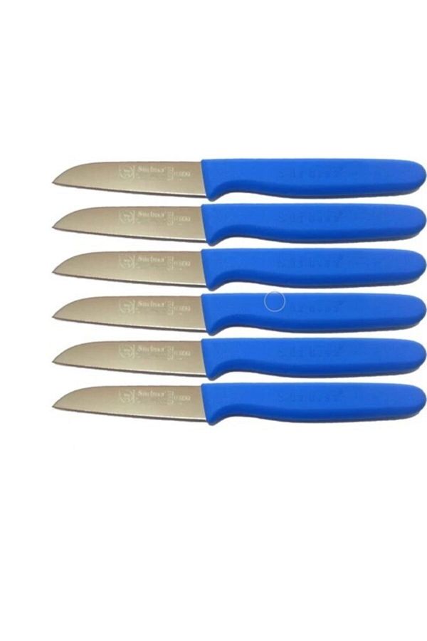 Sürbisa-Blue Fruit Knife Set 6 Pieces 61007 1