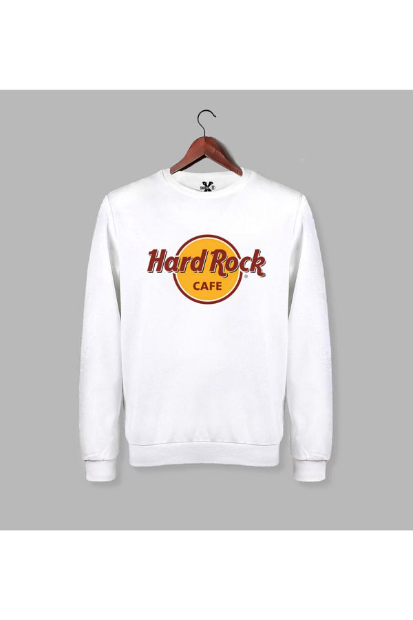 Darkia Hard Rock Cafe Printed Long Sleeve Sweat Sweatshirt Trendyol