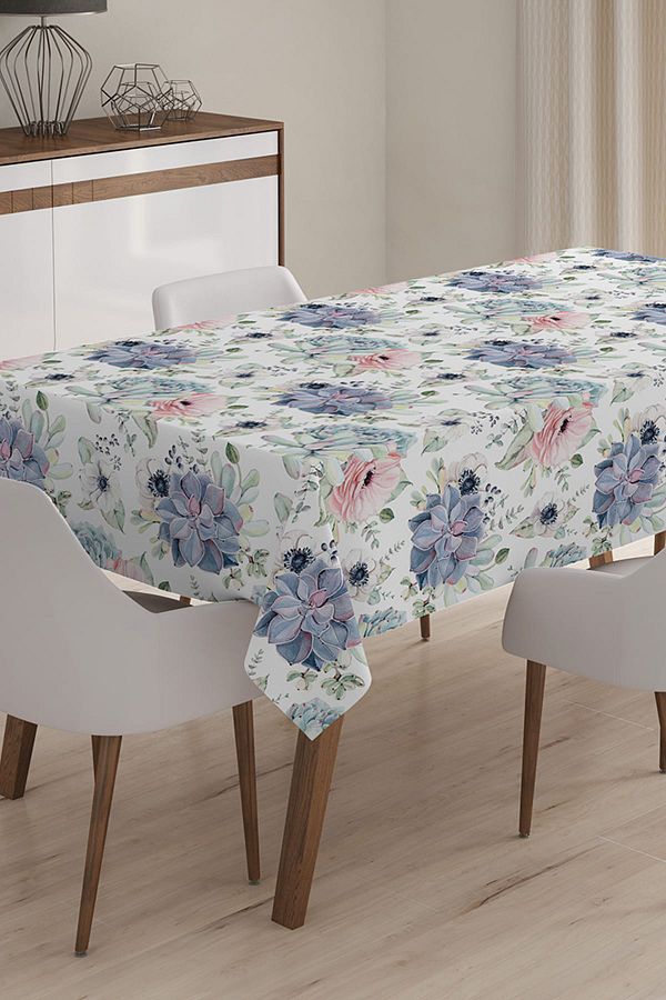 Realhomes-Custom Design 3D Digital Printed Tablecloth - 120 x 140 cm 1