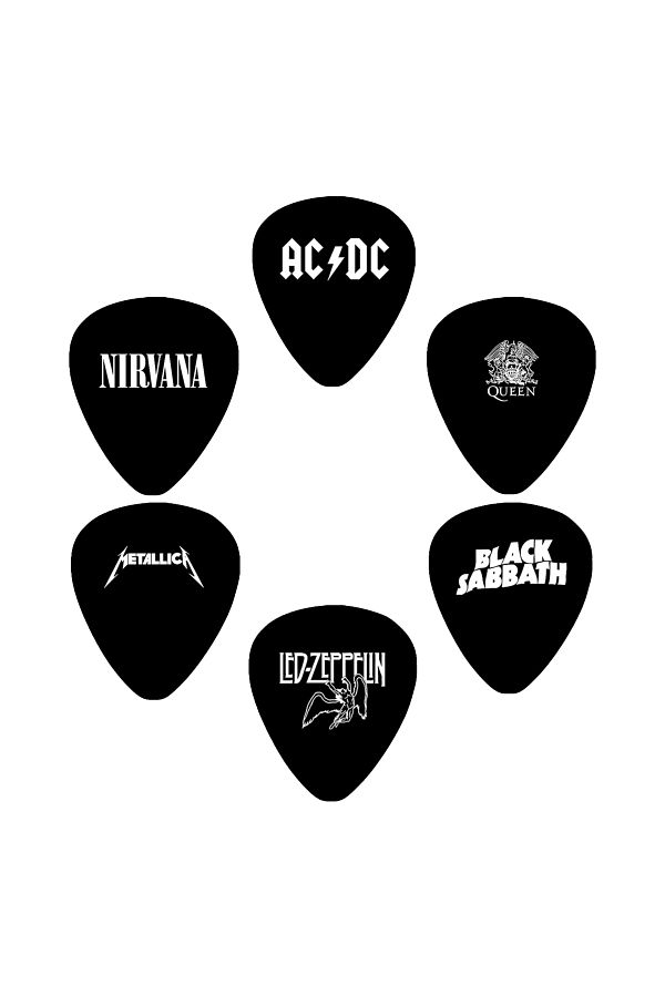 Led zeppelin guitar picks discount
