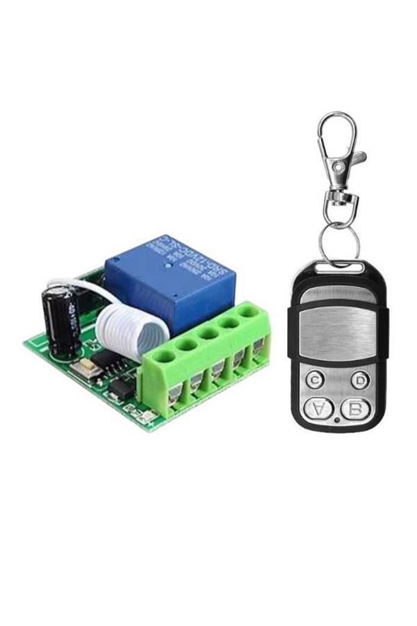 Arduino-تيار مستمر 12 فولت 1 قناة 433 ميجا هرتز وحدة مرحل استقبال الترددات اللاسلكية التي يمكن التحكم فيها 1