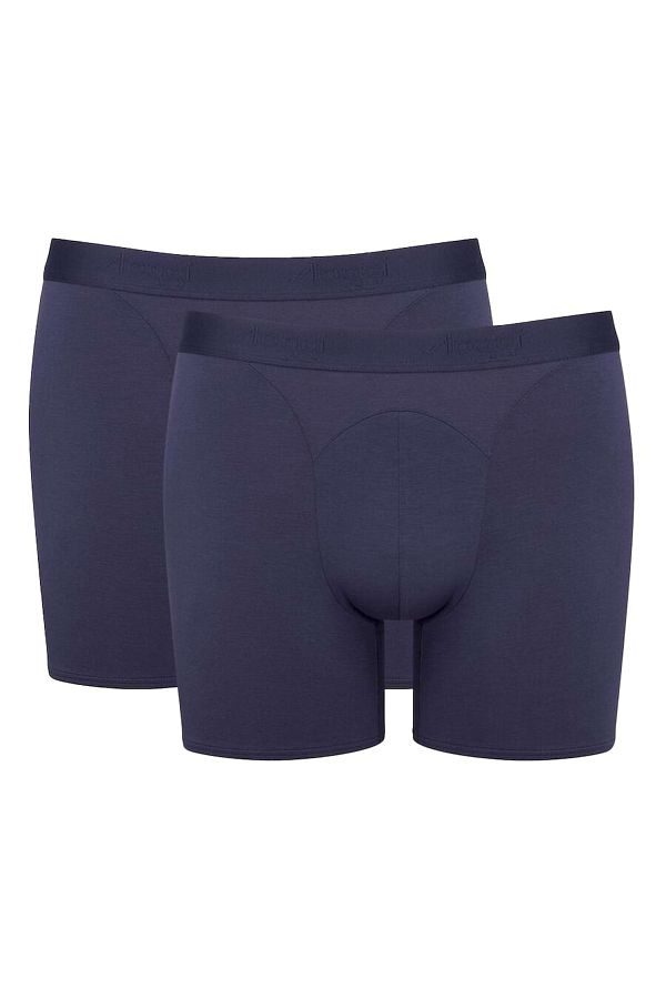 SLOGGI-Herren Boxershorts, 2er-Pack – „Ever Soft Short“, Modal, einfarbig 1