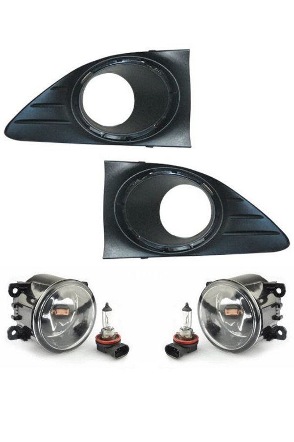 AUTOMAXIPARTS-Renault Symbol Logan Sandero Fog Light Frame and Fog Light Set Right Left 261528359r 1