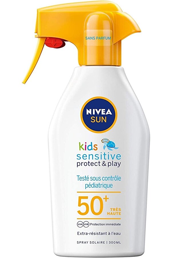 NIVEA Kids Protect&amp;play Sensitive (çocuklar Için Hassas Güneş Spreyi Spf50+) 300ml