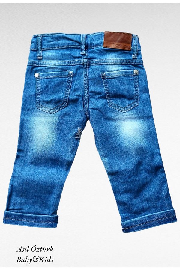Jeans capri for girl store