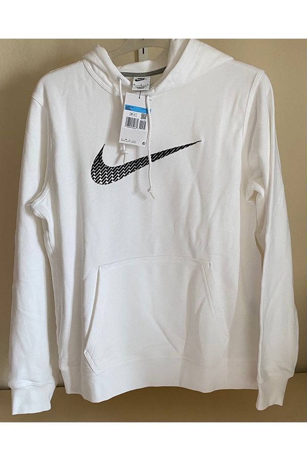 Nike white men's sweatshirt 2025