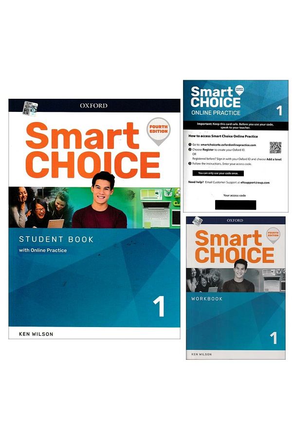 OXFORD UNIVERSITY PRESS-Oxford Broadcasts Smart Choice Level 1 Student Book With Online Practice + Workbook (Coded Product) 1